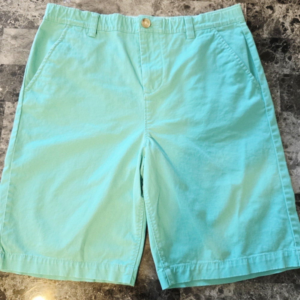 💙 Boys CROWN & IVY Twill Solid Shorts